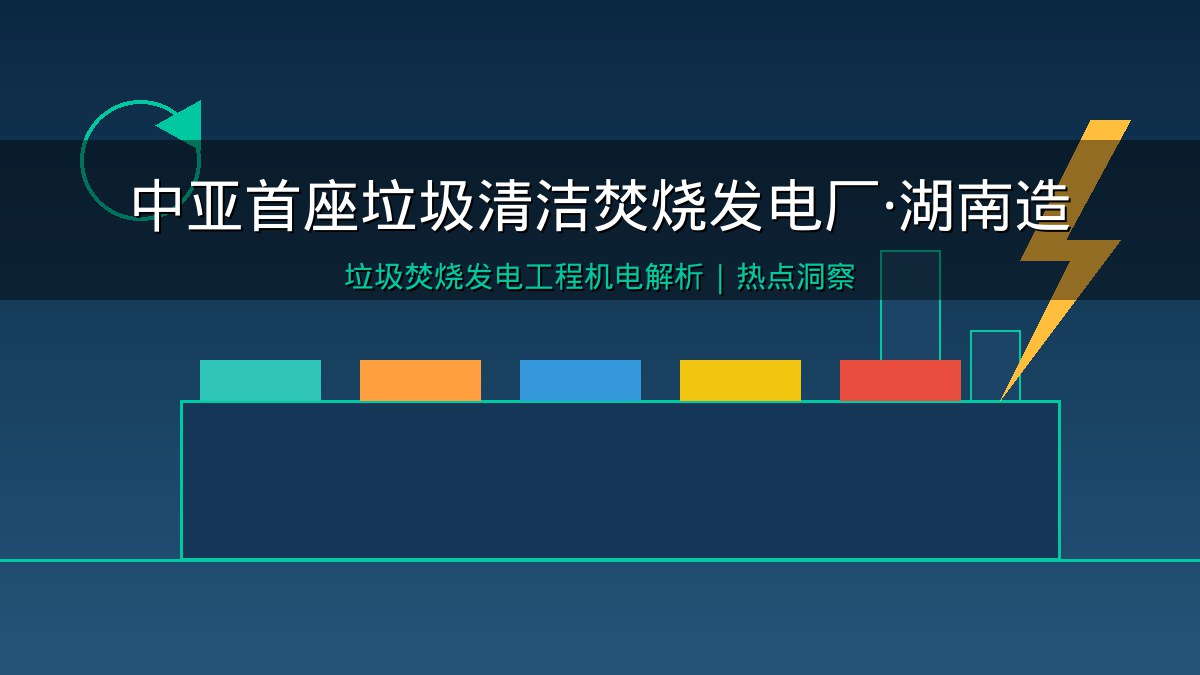 中亚首座垃圾清洁点火发电厂湖南造！从长沙黑麋峰到比什凯克：一座垃圾点火发电厂里藏着几多机电装置硬功夫？